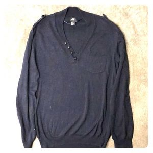 Dark blue H&M cardigan sweater